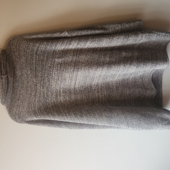 Barefoot Dreams CozyChic Funnel Neck Pullover Graphite Stone One Size Plus - Picture 9 of 10